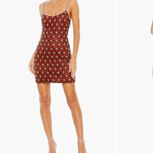 Mac Duggar Elegant cocktail dress Star-Patterned Dress